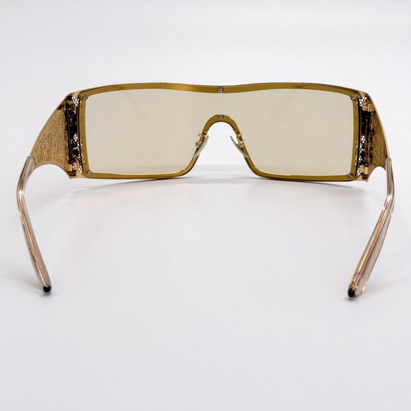NEW DG2317 02/71 DOLCE&GABBANA GOLD SHIELD WOMEN SUNGLASSES DOLCE&GABBANA - Picture 7 of 9